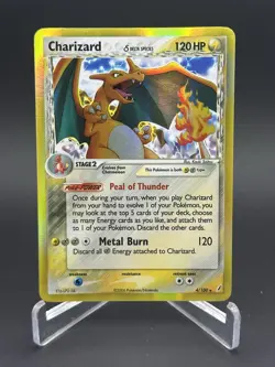 Pokemon TCG Charizard Delta Species 4/100 Crystal Guardians Holo LP+ Clean Read - Image 1