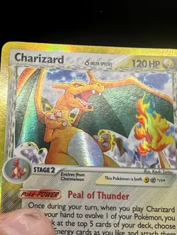 Pokemon TCG Charizard Delta Species 4/100 Crystal Guardians Holo LP+ Clean Read - Image 2