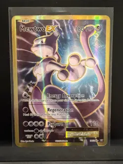 Mewtwo EX Full Art Ultra Rare XY Evolutions 103/108 Psychic Holofoil Pokemon Car - Image 1