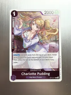 Charlotte Pudding - OP12-071 - One Piece TCG: Legacy Of The Master - Rare - FOIL - Image 1