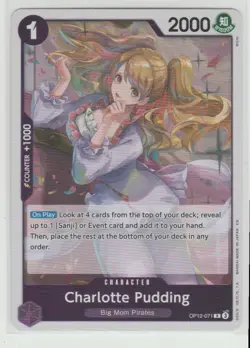 2025 One Piece Legacy of the Master Charlotte Pudding #OP12-071 R - Image 1