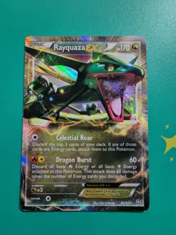 Pokemon TCG Rayquaza Dragons Exalted Card 85/124 Ultra Rare EX/NM Condition - Image 1