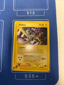 Pokemon Raikou Skyridge Rare Card 28/144 Non Holo - Image 1