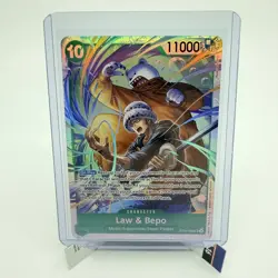 Law & Bepo ST24-004 SR Super Rare NM One Piece TCG English Foil Card - Image 1