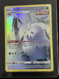 Abomasnow TG01/TG30 Astral Radiance Trainer Gallery Holo Pokemon Card - NM - Image 1