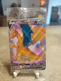 Pokemon Champions Path Charizard V SWSH050 Promo Full Art Card Sealed - Image 1