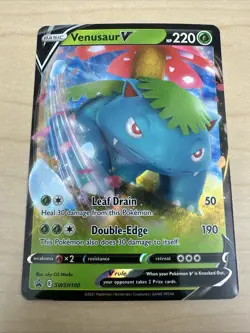 Venusaur V SWSH100 SWSH: Sword & Shield Promo Cards Holo - Image 1