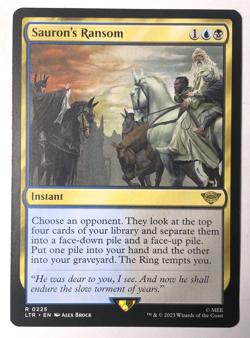 Sauron's Ransom 225 Lord of the Rings MTG Magic the Gathering NM - Image 1