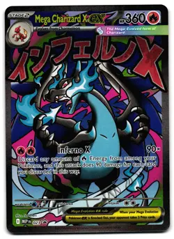 Mega Charizard X ex 023 - Mega Evolutions Promo Pokemon TCG - NM Card - Image 1