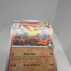 Pokemon Destined Rivals - Ethan's Typhlosion - 034/182 - Reverse Holo Rare NM! - Image 3