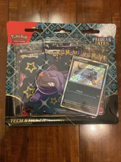 Pokemon Scarlet & Violet Paldean Fates 3 Pack Blister Maschiff Promo Brand New!! - Image 1