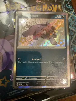 Pokemon Scarlet & Violet Paldean Fates 3 Pack Blister Maschiff Promo Brand New!! - Image 3