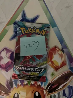 22.70g Extremely HEAVY - Pokemon TCG S&V Paradox Rift Booster Pack Sealed - Image 2