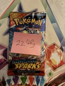 HEAVY! 22.48g Surging Sparks Pokemon TCG Booster Pack - Image 2