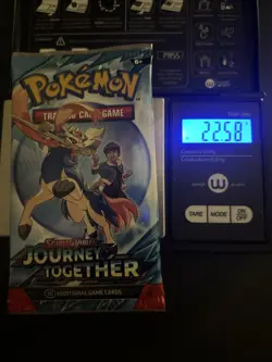 Heavy! Over 22.58 Gram Pokemon Journey Together Booster Pack Sealed - Image 1
