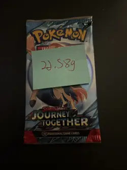 Heavy! Over 22.58 Gram Pokemon Journey Together Booster Pack Sealed - Image 4