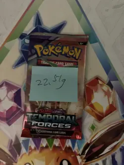Heavy! 22.51g Pokemon Sealed Temporal Forces Booster Pack - Image 2