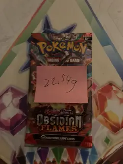 VERY HEAVY! 22.54Gram Obsidian Flames Pokemon TCG Factory Sealed Booster Pack!!! - Image 2