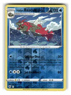 Hisuian Basculegion 044/189 Rare Astral Radiance Pokemon Lightly Played - Image 1