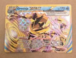 Pokemon TCG Greninja BREAK 41/122 XY BREAKpoint Holo Rare NM-/LP+ - Image 1