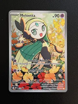 Pokemon TCG Meloetta MEP 026 | Mega Evolution Black Star Promo - Image 1