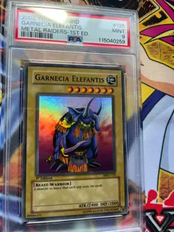 PSA 9 Yu-Gi-Oh MRD-125 Garnecia Elefantis 1st Edition Super Rare - Image 3