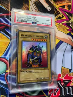 PSA 9 Yu-Gi-Oh MRD-125 Garnecia Elefantis 1st Edition Super Rare - Image 5