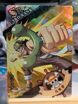 Usopp, One Piece Treasure Chest Set, Anime Trading Card, Surge Foil SR OP01-SR04 - Image 1