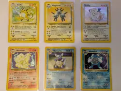 Base Set 2 Pokemon Cards, Raichu, Magneton, Clefairy, Ninetails, Wartortle WC + - Image 1
