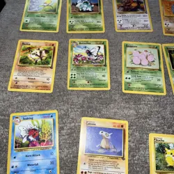 Bundle of WOTC Base Set Jungle Set 1999 Pokemon Cards 18x Cards - Image 2