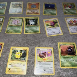 Bundle of WOTC Base Set Jungle Set 1999 Pokemon Cards 18x Cards - Image 3