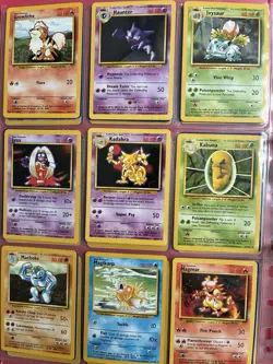Complete 1999 Pokemon Base Set + Jungle Set Charizard Blastoise Vintage Cards - Image 4