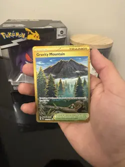 Gravity Mountain 250/191 Surging Sparks Gold Secret Rare Pokemon Card NM - Image 3