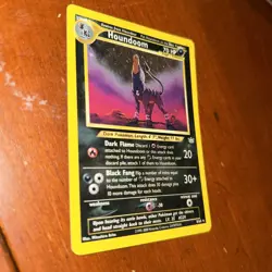 Pokemon Neo Revelation 8/64 Houndoom Holo Pokemon Card - Image 3