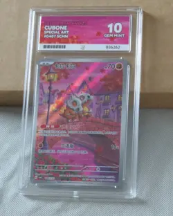 Pokemon Cubone 0407/07 Gem Pack Vol.3 ACE 10 GEM MINT S-Chinese Exclusive Card - Image 2