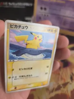 Pokemon Karte Card Pikachu Wailmer PCG Black Star Promo Ex Series japanese - Image 2
