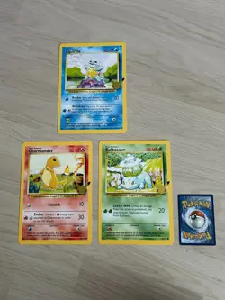 Pokemon TCG - 3x 25th Anniv First Partners Oversized Cards - 044, 046, 063 - Image 1