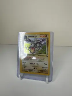 Pokemon WOTC 1999 Fossil set Aerodactyl Holo Rare Vintage Pokemon Card - Image 1