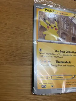 Pokemon Tcg Card Pikachu At The Museum Natural History Museum Jumbo Promo Card - Image 3