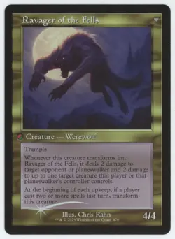 MTG Innistrad Remastered Huntmaster / Ravager of the Fells #470 Foil Retro Frame - Image 2