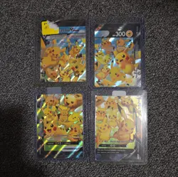 ULTRA RARE Pikachu V-Union 4-Card Set Pokemon TCG SWSH139-142 Holo Promo - NM - Image 1