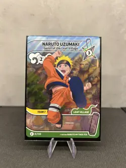 NARUTO UZUMAKI MYTHOS 1ST EDITION CARD GAME 9/130 TCG MINT 2026 - Image 1