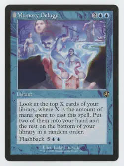 MTG Innistrad Remastered Memory Deluge (Retro Frame) #361 Rare - Image 1