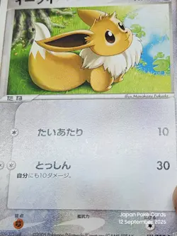 Eevee 111/PCG-P Promo Meiji Chocolate 4th ED 2005 Japanese Pokemon Card - Image 4