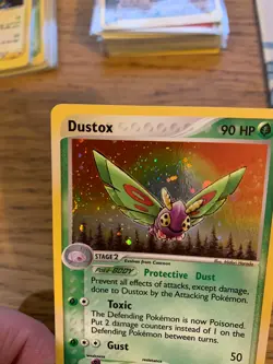 NM! Dustox w/Swirl (6/109) EX Ruby & Sapphire Holo Rare Pokemon Card! FAST P&P! - Image 3