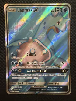 Lapras GX (Full Art) 139/149 Sm Base Set Holo Sun & Moon Pokemon - Image 1