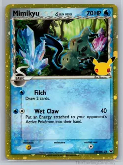 Mimikyu (Delta Species) Promo SWSH: Sword & Shield Promo Cards Holo SWSH136 NM - Image 1