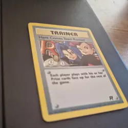 Pokemon TCG Team Rocket Holo Rare Card 15/82 Here Comes NM - Image 2