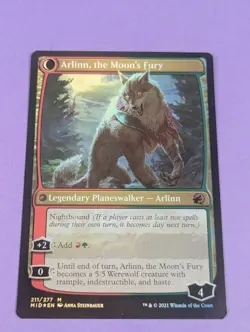MTG: Innistrad: Midnight Hunt: Arlinn, the Pack's Hope Foil #211/277 Mythic - NM - Image 2