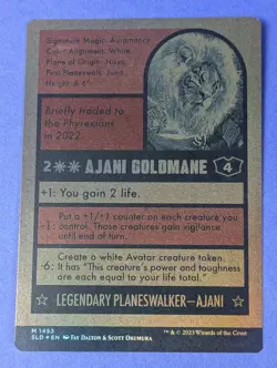 MTG Magic: Secret Lair Drop: Ajani Goldmane Foil #1453 Mythic - NM - Image 2